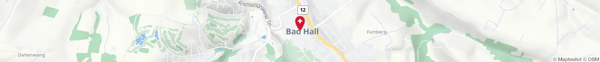 Map representation of the location for Dreifaltigkeitsapotheke Bad Hall in 4540 Bad Hall